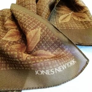 Vintage Jones New York Silk Scarf